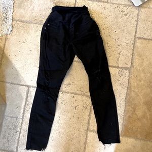 Jessica Simpson maternity jeans. Super stretchy with high waist band for comfort